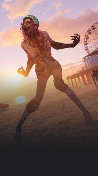 مشهد من عالم Dead Island 2 في شوارع HELL-A